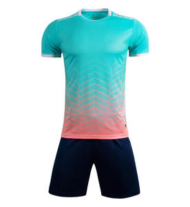 Conjuntos Deportivos de Fútbol al por Mayor, Uniformes de Entrenamiento para Niños/Adultos, Camisetas de Manga Corta Transpirables 100% para Hombre - Product Image 1