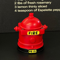 Nouvelles Cendrieres Créatives en Résine 2026 en Forme de Borne d'Incendie pour la Maison et les Restaurants – Accessoires Fumeurs