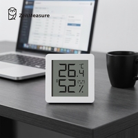 Thermomètre hygromètre intelligent ZenMeasure ABS certifié IP67 pour la surveillance environnementale intérieure des crèches et des bureaux (OEM/ODM disponible)