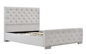 Meubles <span class=keywords><strong>de</strong></span> chambre à coucher <span class=keywords><strong>de</strong></span> style moderne, <span class=keywords><strong>lit</strong></span> <span class=keywords><strong>en</strong></span> bois avec boutons <span class=keywords><strong>en</strong></span> cristal - Product Image 4