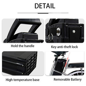 แบตเตอรี่จักรยานลิเธียม Disiyuan Monster <span class=keywords><strong>Minako</strong></span> 48v 10Ah รุ่น Haiba Silver Fish Box 48v พร้อมแบตเตอรี่ลิเธียมคุณภาพดีที่สุด - Product Image 3