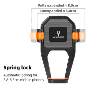 Support de téléphone pour vélo en alliage d'aluminium, conception à rouleaux, étanche, réglable, stable, anti-vibration, support de navigation pour <span class=keywords><strong>VTT</strong></span> et vélo de route - Product Image 4