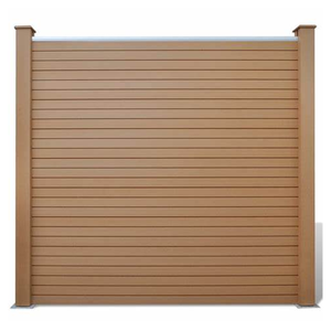 Lan can trang trí hiện đại mặt hàng ngoài trời mô hình bề mặt sơn vườn <span class=keywords><strong>WPC</strong></span> lan can hàng rào ngoài trời - Product Image 1