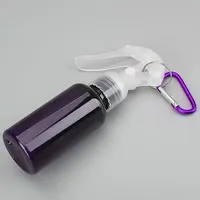 Bouteille pulvérisateur à gâchette miniature portable en plastique rechargeable personnalisée de 20 ml et 60 ml, porte-clés, impression d'écran multicolore personnalisable