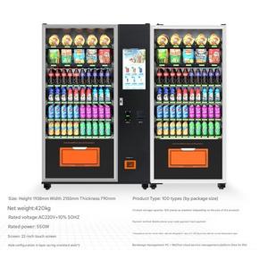 Máquina Expendedora de Batidos Frescos Altos en Proteínas para Gimnasios y Estadios Deportivos, Venta de Snacks con Sistema de Pago con Monedas - Product Image 2