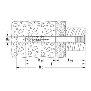 FISCHER - 98826 Hammerfix con cabeza avellanada galvanizada N S - EAN 8001132027028 ANCLAJES MECÁNICOS - Product Image 4