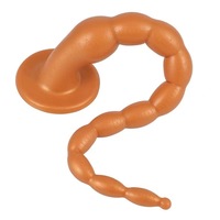 Plug anal perlé extra-long, jouet de dilatation anale doux pour la masturbation, produit sexuel pour les jeux coquins des couples gays SM, vente en gros