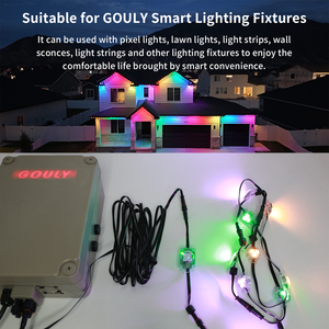 IP68 Waterdichte Bewegingsmelder met Radar, 3-5m, 180 Graden, Smart App Besturing voor Buiten <span class=keywords><strong>LED</strong></span> Pixel Verlichting Kerstverlichting - Product Image 4