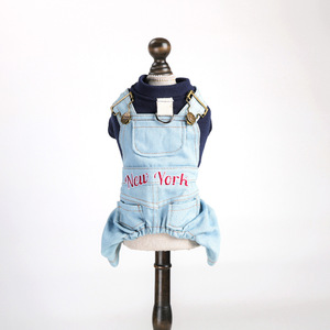 37 Nuevos Diseños de Ropa para Mascotas, Primavera-Verano 2026, Pantalones Vaqueros con Estampado para Perros, Overoles, Pijamas de Mezclilla para Mascotas Pequeñas - Product Image 4