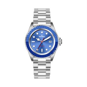 2022 New Diver Modified Blue Gems Bezel 316L Stainless Steel Charm Watch of NH35 Movement Mechanical Automatic Watch - Product Image 6