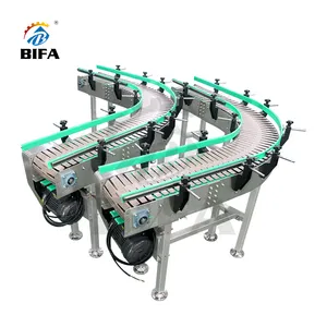 Bifa Nastri Trasportatori Plastic Kettingplaat Transportband Voedselverwerkende Band Transportband