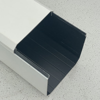 Système de canaux hydroponiques NFT de grande taille en PVC, tuyau de 100*103 mm pour systèmes de culture NFT