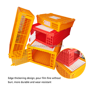 ZZ galline ovaiole in plastica gabbia di tacchino scatola di trasferimento del contenitore di pollo cassa di trasporto del pollame - Product Image 5