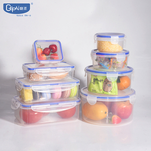 Thiết kế hiện đại tái sử dụng BPA-free PP nhựa thực phẩm lưu trữ <span class=keywords><strong>container</strong></span> <span class=keywords><strong>Set</strong></span> 400ml Công suất kín Organizer có nắp đậy nước trái cây lò vi ba - Product Image 1