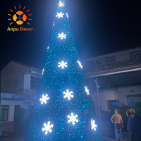 ANPU 3D LED Riesen Weihnachts baum Lichter Programmier bare RGB Straßen beleuchtung im Freien zeigt DMX Music Sync Motiv Lichter für den Urlaub