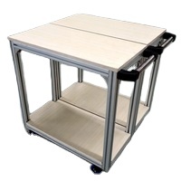 Usine directe robuste 3 niveaux chariot à outils roulants chariot de rangement utilitaire en métal avec tiroir pour garage <span class=keywords><strong>atelier</strong></span> étagère en aluminium - Product Image 2