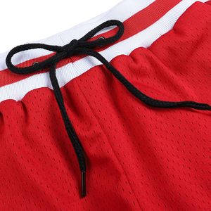 Dehauer <b>Men's</b> Basketball <b>Shorts</b> M <b>Red</b> Breathable Mesh Gym Workout Sports <b>Shorts</b> With Zip Pockets - Product Image 4