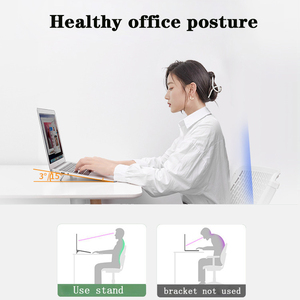 2 cái/bộ máy tính xách tay đứng cho máy tính Bàn phím đứng Riser Hợp kim kẽm mini xách tay máy tính xách tay là viết tắt của máy tính xách tay - Product Image 6