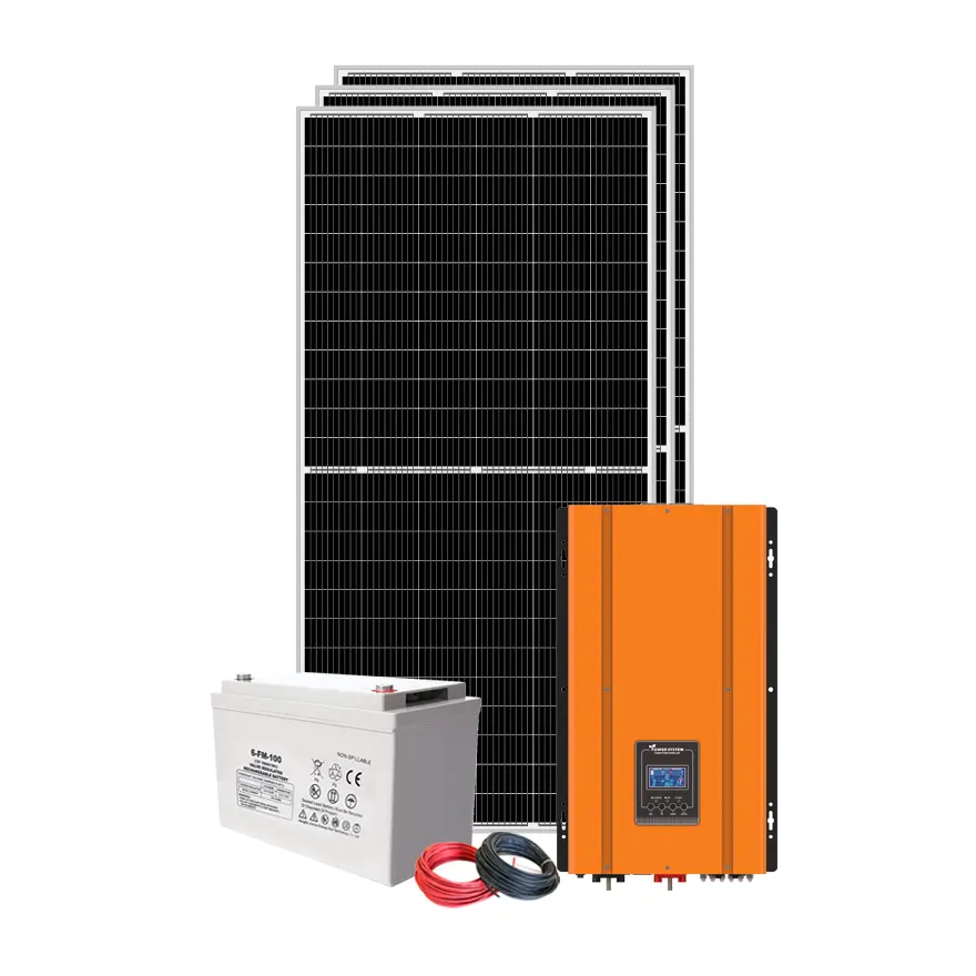 kit panel solar portatil para residencia completo kit energia solar para casa
