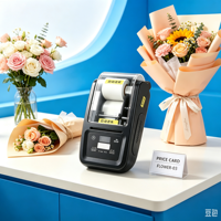Printer Label Mini untuk Usaha Kecil Mesin Printer Label Thermal Desktop untuk Inventaris Gudang
