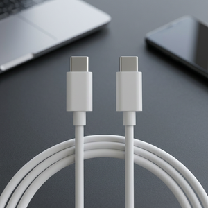Cable USB Tipo-C a Tipo-C de Carga Rápida con Revestimiento de PVC para iPhone 15/14/13/12/11 y Uso con Auriculares - Product Image 3