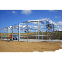 Structure en acier modulaire préfabriquée, atelier industriel, hangar industriel / hangar de stockage