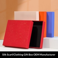 Boîte cadeau de luxe à couvercle carré, logo personnalisé, dorure à chaud, couleur unie, carton rigide 1200 g/m², emballage pour vêtements de boutique