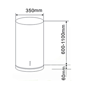 Nouvelle Hotte de Cuisine Commerciale en Acier Inoxydable pour Hôtels, Design Îlot, à Fort Débit d'Air, Type Cheminée - Product Image 2