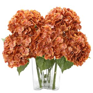 Hortensia Artificial de Látex con Tacto Real, Hortensia Artificial al por Mayor para la Vuelta al Cole, Decoración de Mesa para Fiestas en Casa - Product Image 1