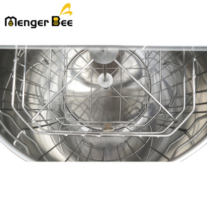 Extractor de Miel Manual de Acero Inoxidable 201/304 de 4 Cuadros con Reversión Automática, Máquina de Apicultura Menger Bee, 2 Años de Garantía - Product Image 4