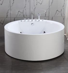 Gran oferta, bañera redonda independiente de acrílico moderna, baño de masaje de hidromasaje con chorro de aire para adultos para Hotel - Product Image 3