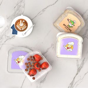 Boîte à sandwich portable en plastique <span class=keywords><strong>de</strong></span> qualité alimentaire, transparente, mignonne, pour la <span class=keywords><strong>conservation</strong></span> <span class=keywords><strong>de</strong></span> la fraîcheur, idéale pour le déjeuner (vente en gros) - Product Image 5
