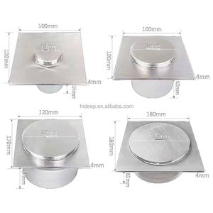 Очищающий квадратный матовый дренаж для ванной и душа для балкона - Product Image 2