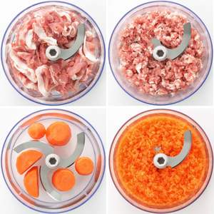 Mini Hachoir Manuel Multifonctionnel pour Légumes, Ail et Viande, Batteur et Mixeur de Cuisine Professionnel en Gros - Product Image 3