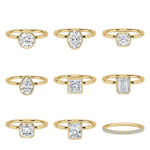 Custom Bezel Setting Diamond Jewelry 14k 18k Gold 1-5CT IGI Certified Lab Grown Diamond <strong>Ring</strong> <strong>for</strong> Women <strong>Men</strong> - Product Image 5