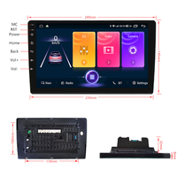 Usine 32g universel Android Carplay multimédia autoradio lecteur Dvd pour Corolla 11 moyen-orient 2013-2017