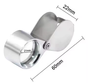 Gem Loupe Directe Fabrieksverkoop 10x Opvouwbare Sieraden Loupe Mini Juweliers Vergrootjes Zonder Licht - Product Image 4