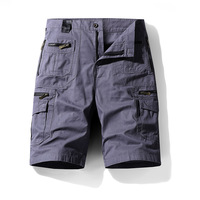 Stock pour hommes de pantalons courts décontractés en coton multi-poches pantalon cargo tactique pour la chasse, le trekking, la randonnée et l'escalade
