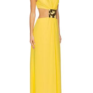 เดรสผ้าซาตินคุณภาพสูงคอลเลคชั่นใหม่รับฤดูใบไม้ร่วง ดีไซน์หรูหรา คอตั้ง แขนกุด เปิดหลัง ทรงแม็กซี่ เซ็กซี่ เหมาะสำหรับงานกลางคืนสำหรับผู้หญิง - Product Image 2