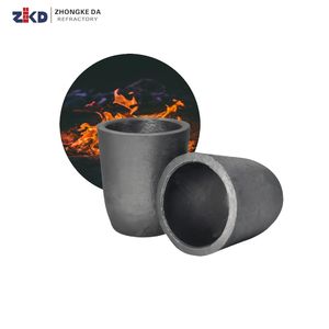 Zhong keda Kunden spezifischer hochreiner Graphit tiegel 2kg für Golds chmel zofen - Product Image 1