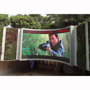 Tùy biến ngoài trời Màn hình LED độ sáng cao quảng cáo LED cong Bảng điều chỉnh video tường P4 P5 không thấm nước LED hiển thị - Product Image 5