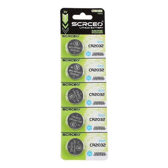 Manufacturer Wholesale CR2032 Battery 3V Lithium Cell Primary Lithium Battery for Electronics Cr2032 Battery