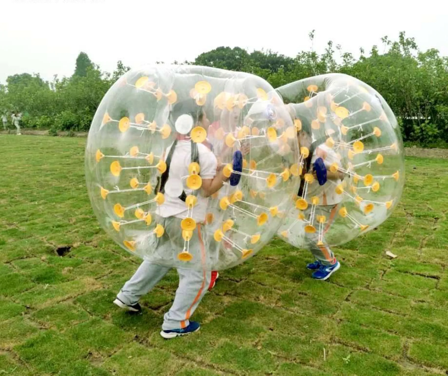 Pelota inflable de parachoques de cuerpo a precio de fábrica, pelota de burbuja de fútbol de tamaño humano rodante para juego al aire libre