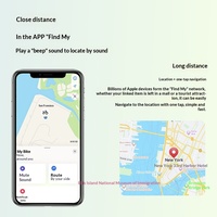 Mini traceur GPS étanche IP65 en plastique et métal, anti-perte, porte-clés intelligent pour enfants et animaux de compagnie, avec localisateur et autonomie de 365 jours