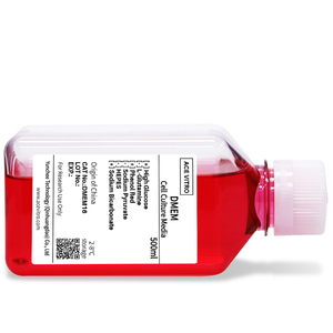 Réactifs de laboratoire ACE VITRO OEM DMEM à haute teneur en glucose avec Phénol Rouge sans L-Glutamine, HEPES, Pyruvate de sodium pour la culture cellulaire - Product Image 6