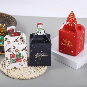 De paquete plano caja de impresión en Color de lujo calcetines de Navidad cajas de embalaje - Product Image 3