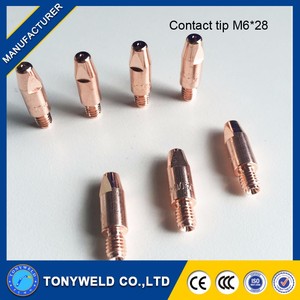 Liên hệ với <span class=keywords><strong>tip</strong></span> M6 * 28*0.9 1.0 1.2 mét e-cu cucrzr cho mb25ak Hàn ngọn đuốc - Product Image 5