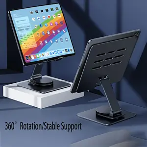 LOGO Customization Design Shape Adjustable Portable Foldable Metal Tablet PC Stand