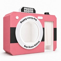 Stiker Kustom Pabrik Spesialisasi untuk Tampilan Produk Baru, Ide-ide Produk Baru, Photo Booth Pesta, Studio Photobooth Kawaii yang Dapat Dilepas