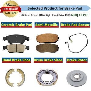 Jmen-pastilla de freno de cerámica para RENAULT CLIO SYMBOL FLUENCE, Rotor de mano de tambor semimetálico, chasis automático - Product Image 4